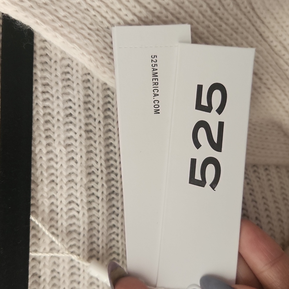 1 - NWT- 525 AMERICA TWO WAY TWIST SWEATER (SOLD OUT ON REVOLVE) - Picture 7 of 8